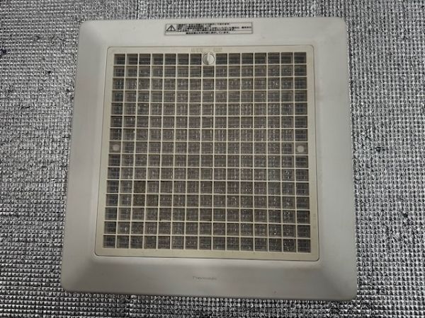 Panasonic パナソニック 天井 埋込 換気扇 ダクト グリル FY-25L67? FY27-L47? 33×33 網部分24×24 No.15120拍卖