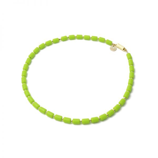 ★即決★クリオ インパルス ネックレス (ゴールドフィルドタイプ) キャンパスグリーン Mサイズ 50cm拍卖