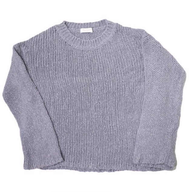 BEAUTY&YOUTH UNITED ARROWS ビューティーアンドユース ローゲージルーズスラブニットプルオーバー 1613-199-3317 Free パープル セーター拍卖