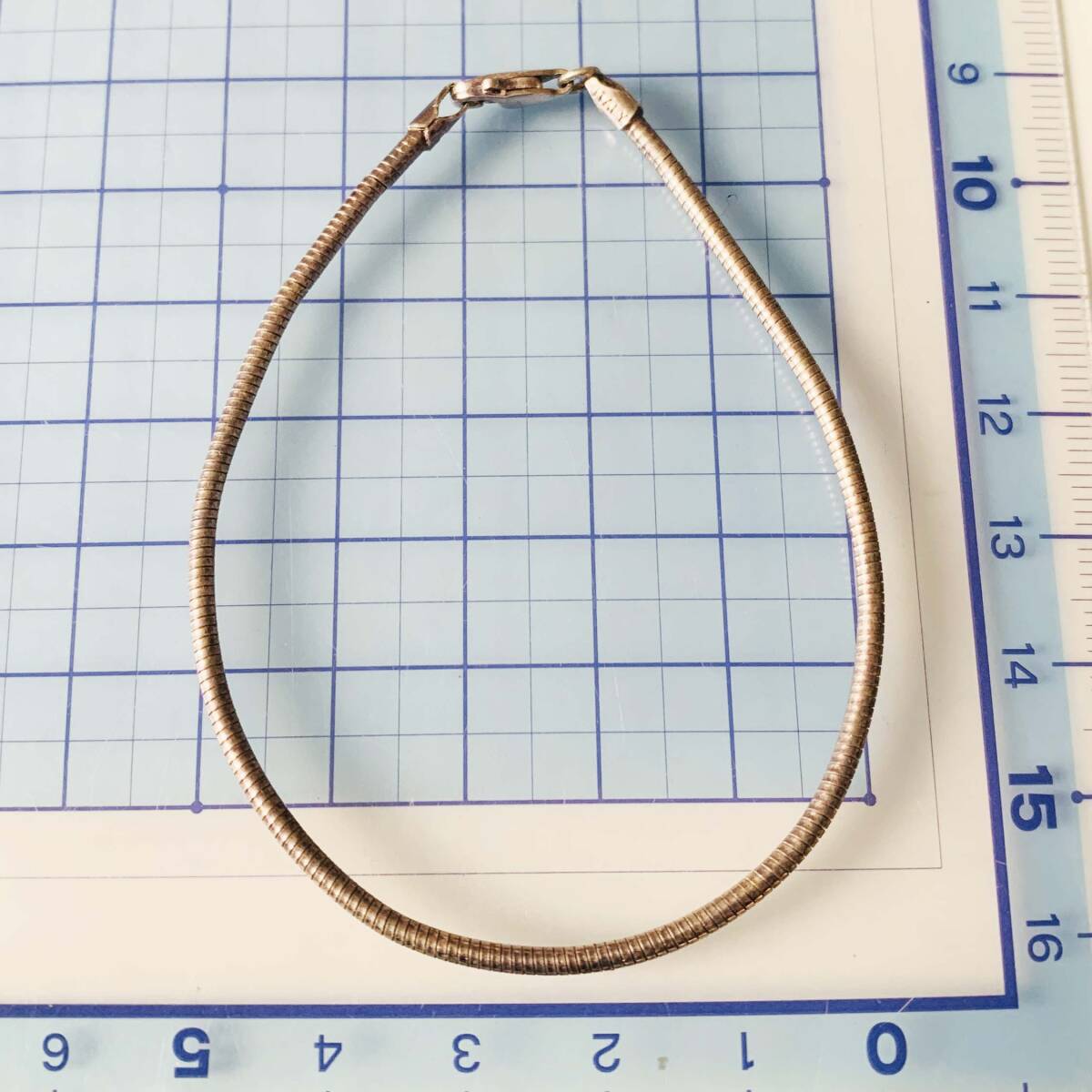 美品 イタリア製 925シルバー銀製 ブレスレット No.5759拍卖