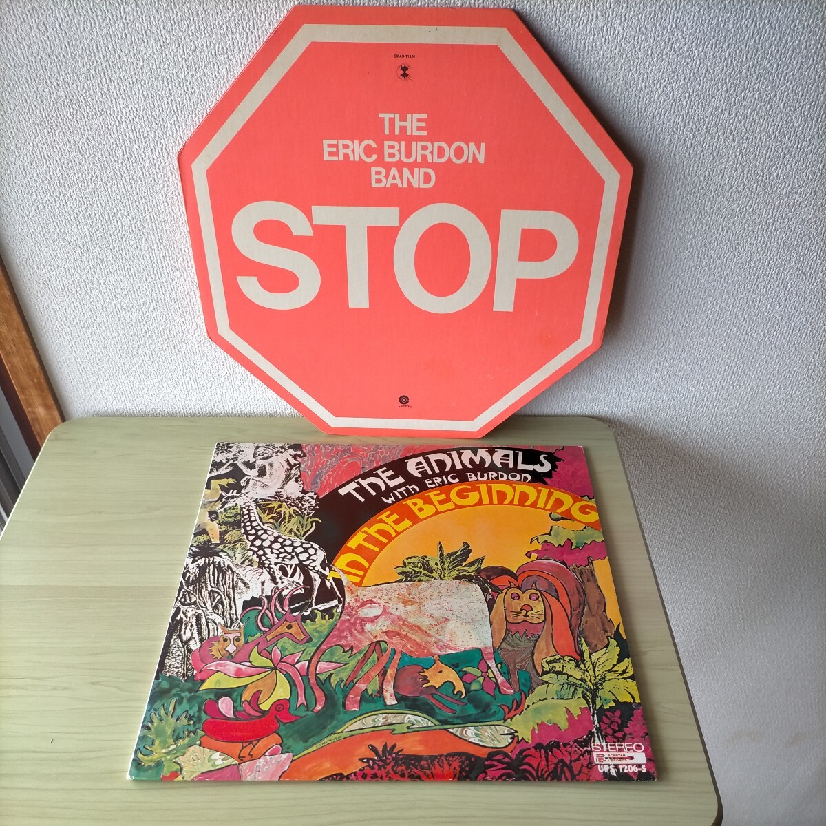 The animals with eric Burdon/ in the beginning♪♪♪LP1枚 中古盤 THE ERIC BURDON BAND /STOP ♪中古盤LP 1枚拍卖