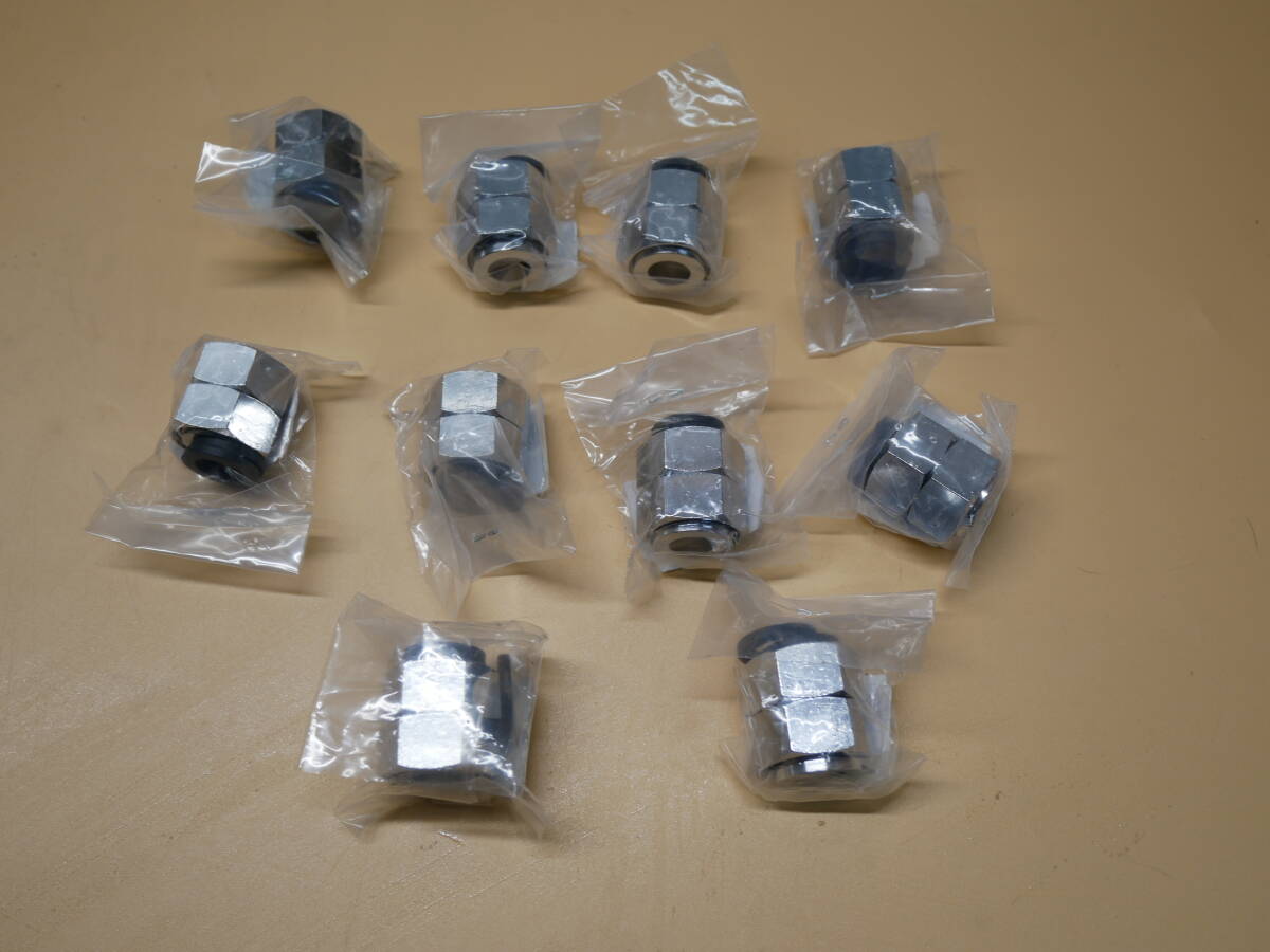 フレキ用 両ナット付アダプタ 1/2 10個セット 即決価格☆拍卖