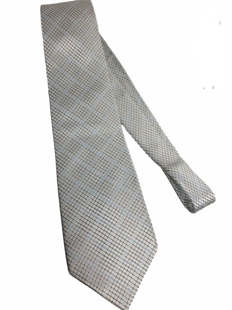 コムサ・デ・モード ネクタイ シルク COMME CA DU MODE MEN ライトグレー拍卖