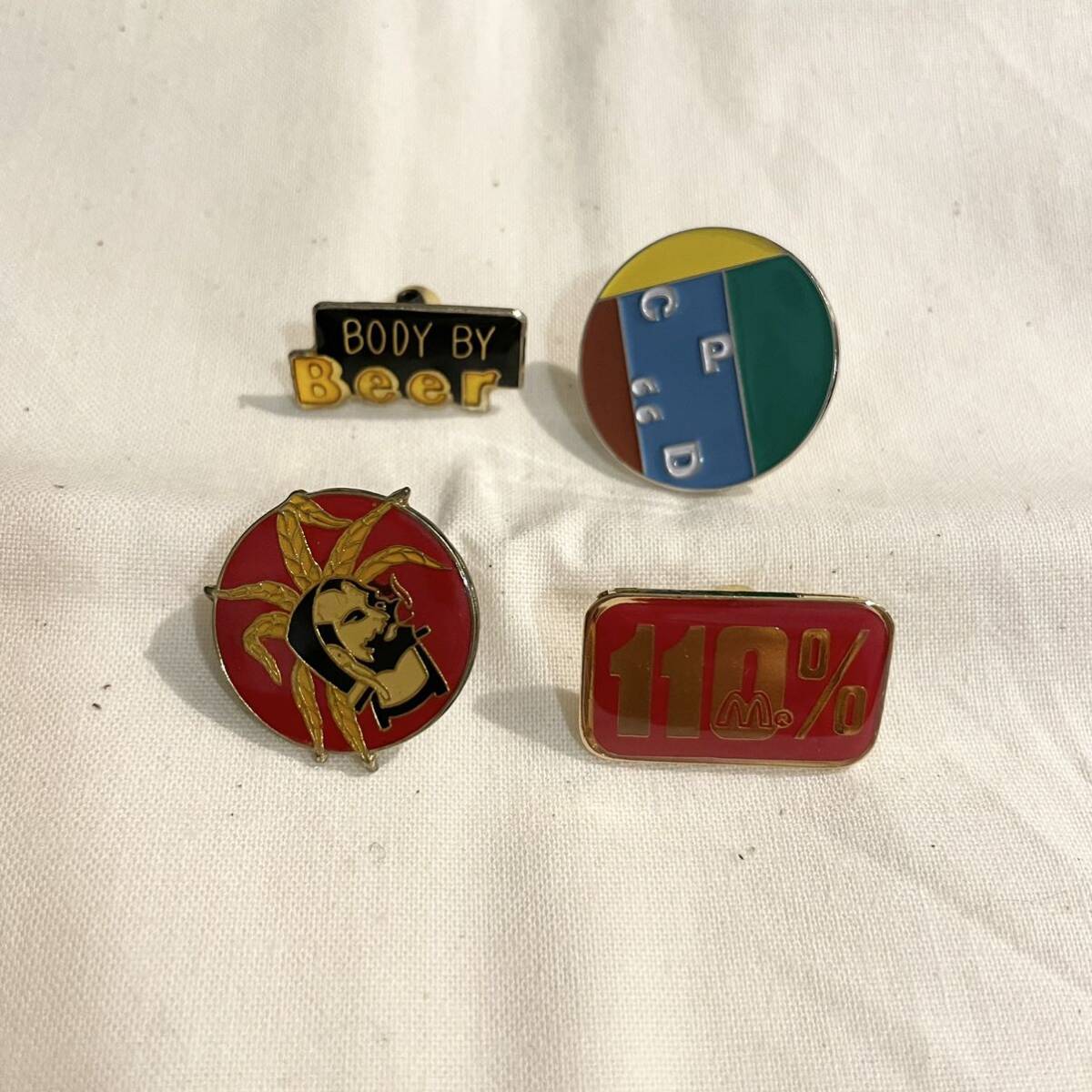 60s~ Vintage Pin Badge Pins ピンバッジ ピンズ 缶バッジ ジグザグ ガンジャ マクドナルド お酒 ビール ヴィンテージ ビンテージ拍卖
