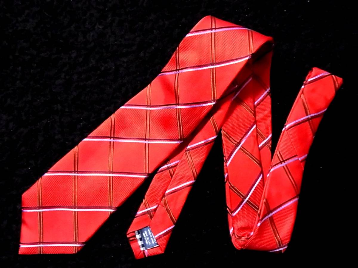 ☆☆№0555美品【超細ブランド本格ナロータイ】シルク100%・スーツカンパニー「THE SUIT COMPANY」ネクタイ拍卖