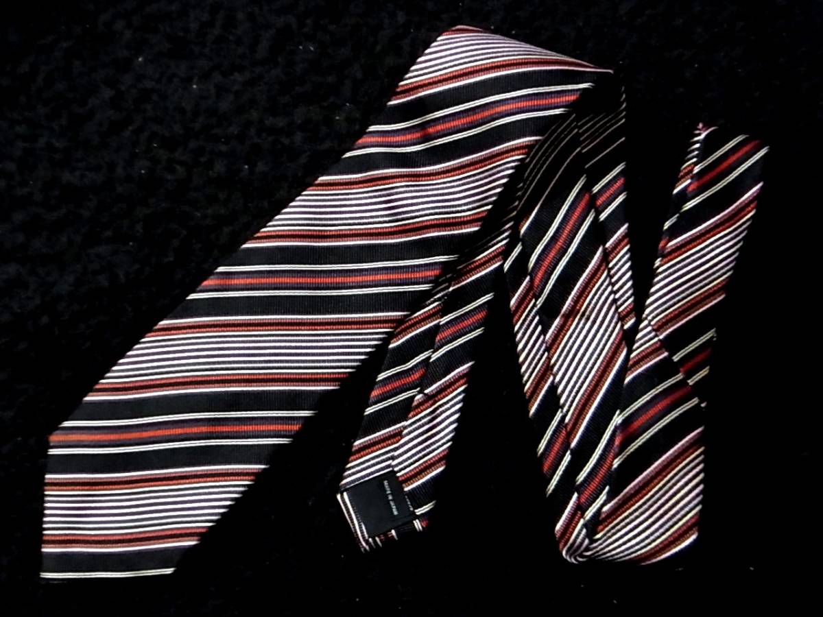 ☆☆№0518美品【細ブランド本格ナロータイ】シルク100%・レミュー「LES MUES」ネクタイ拍卖