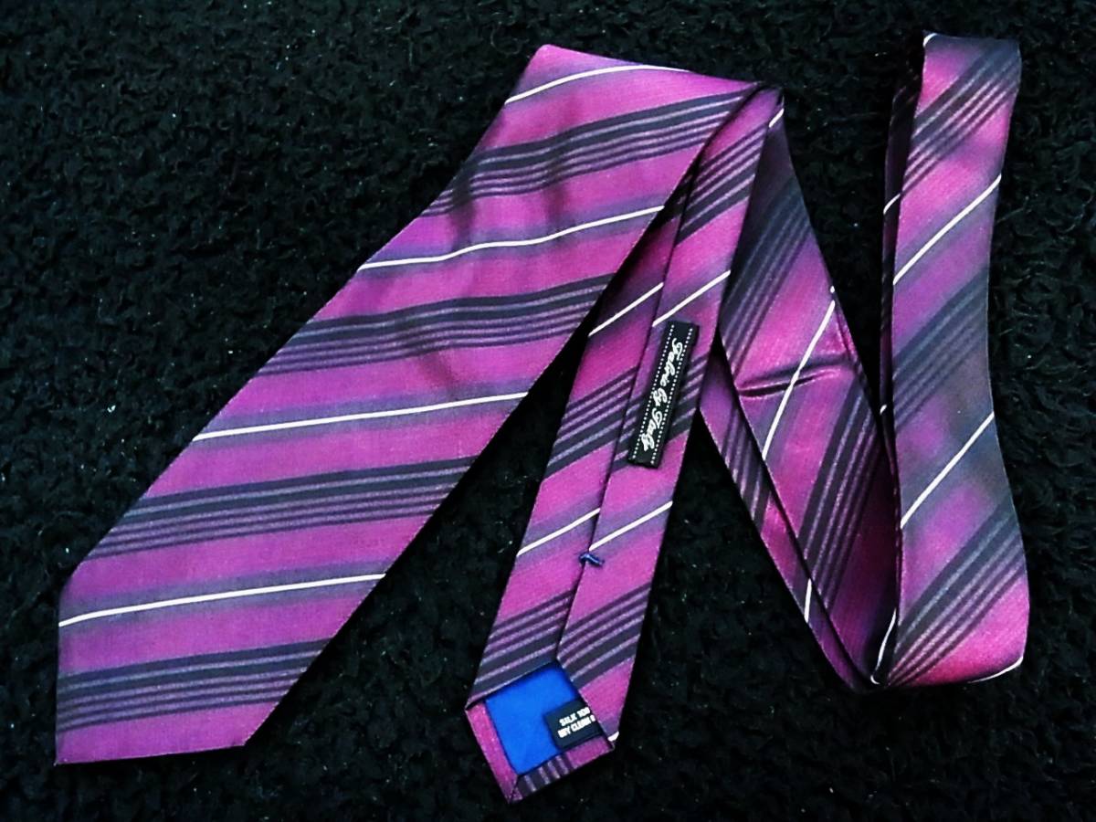 ☆☆№0517美品【細ブランド本格ナロータイ】シルク100%・レミュー「LES MUES」ネクタイ拍卖