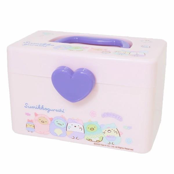すみっコぐらし 持ち手付きボックス S 小物入れ 収納ボックス 卓上収納 おばけのナイトウォーク拍卖