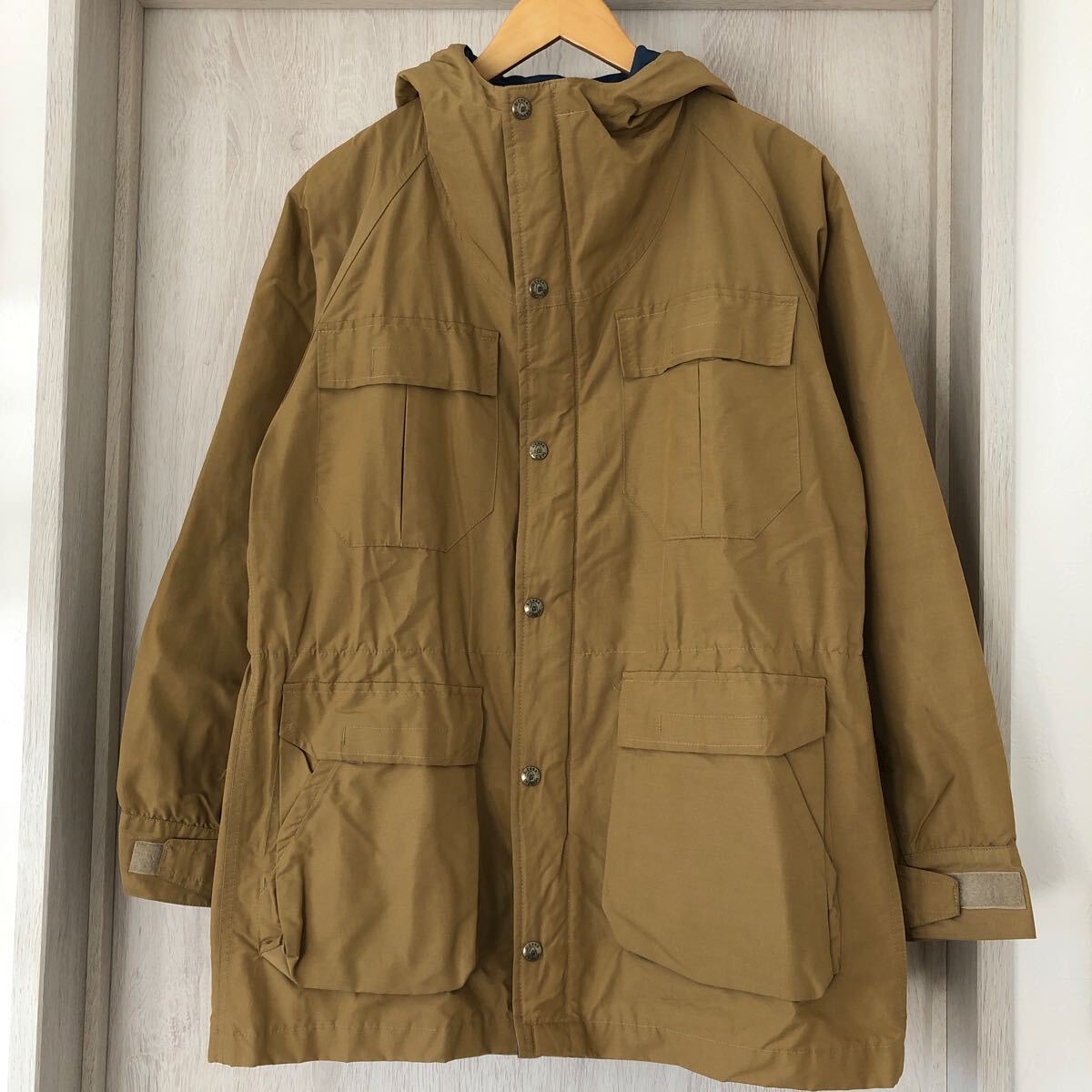 (k) 90s 90年代 美品 SIDRRA DESIGNS シエラデザイン マウンテンパーカー シェラデザイン 8本木 60/40 USA製 サイズS ベージュ拍卖