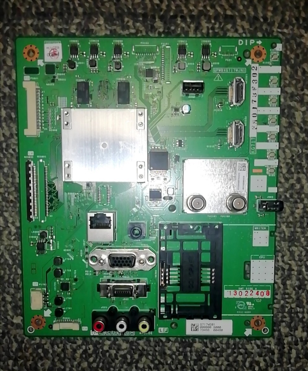 【送料無料・残り1枚】シャープ液晶テレビLC-22K40部品【メイン基板・正常動作品】拍卖