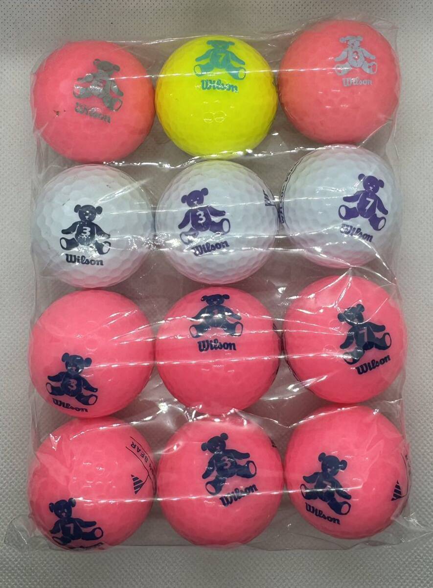 151-B) Wilson Bear 12個 ロストボール拍卖