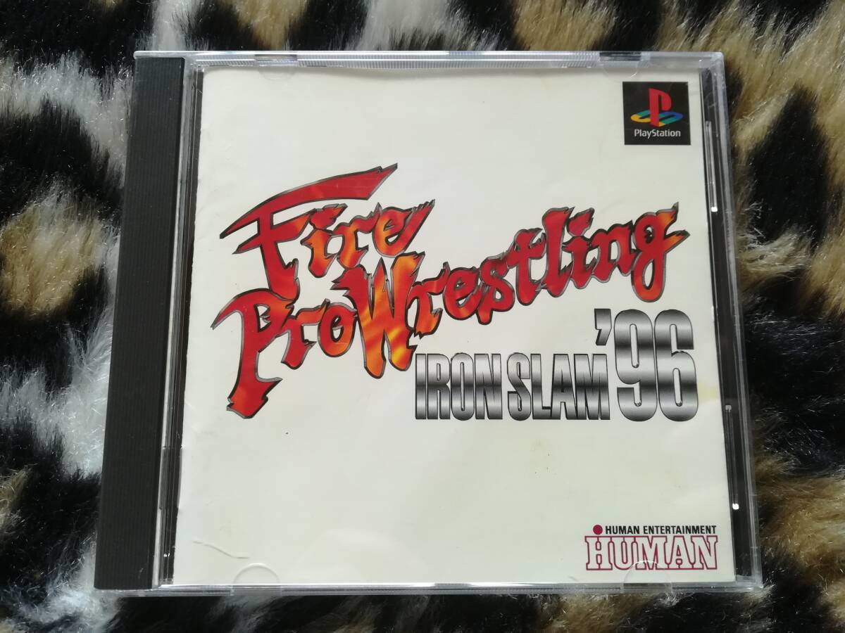 【中古・盤面良好・動作確認済み】PS ファイヤープロレスリング アイアンスラム96 同梱可拍卖