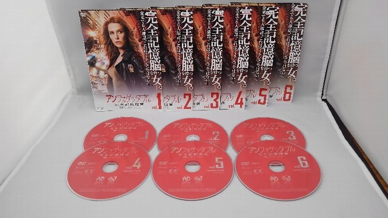 090-2898 送料無料 アンフォゲッタブル 完全記憶捜査 全11巻 ディスクにキズ有り レンタル版 ジャケットとディスクのみ拍卖