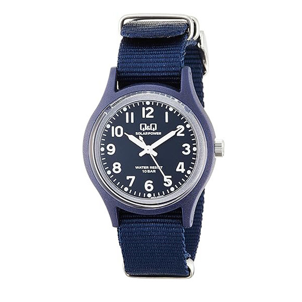 シチズン 腕時計 紳士/メンズ アナログ ソーラー電源 10気圧防水 ナイロンベルト ネイビー E05A-003VK/7124x1本拍卖