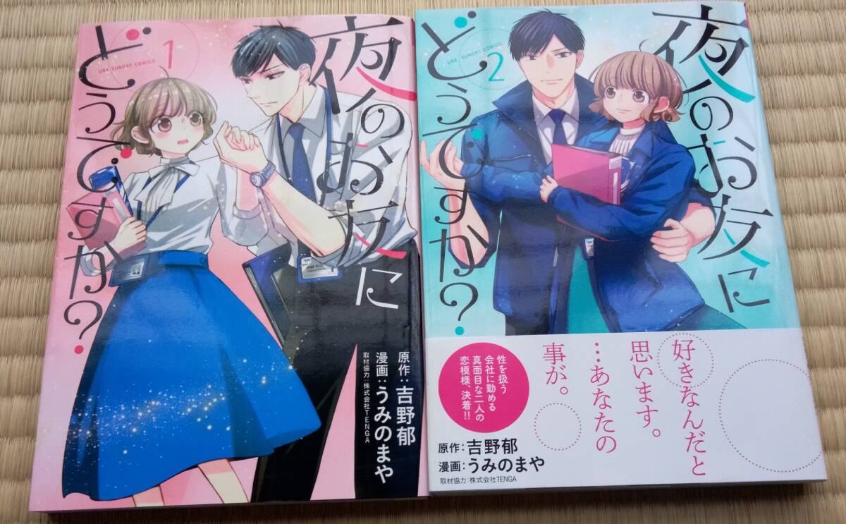吉野郁・うみのまや『夜のお友にどうですか?』全2巻 小学館 / 彼女の転職先は男性向けアダルトグッズの製造販売 「神の手」と呼ばれるが…拍卖