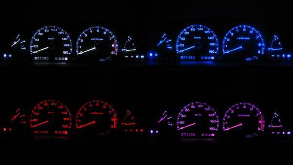 s13 シルビア 180SX用 LEDメーター照明セット!拍卖