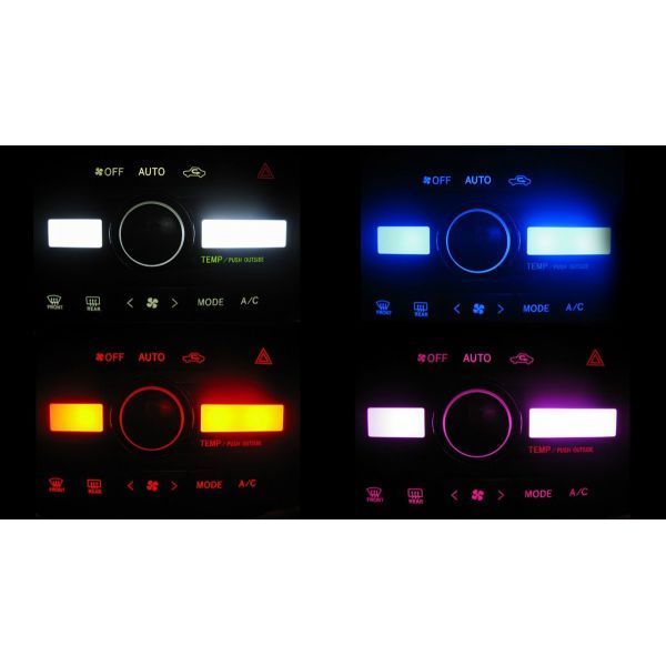 イプサム ACM21W/26W LEDエアコン照明セット! レッド デジタル表示エアコン用拍卖