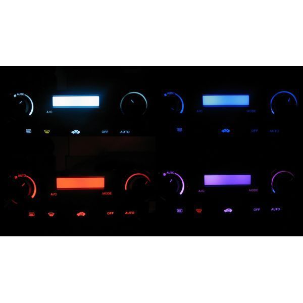 インスパイア UA4/5 LEDエアコン照明セット! レッド ナビ無し用拍卖