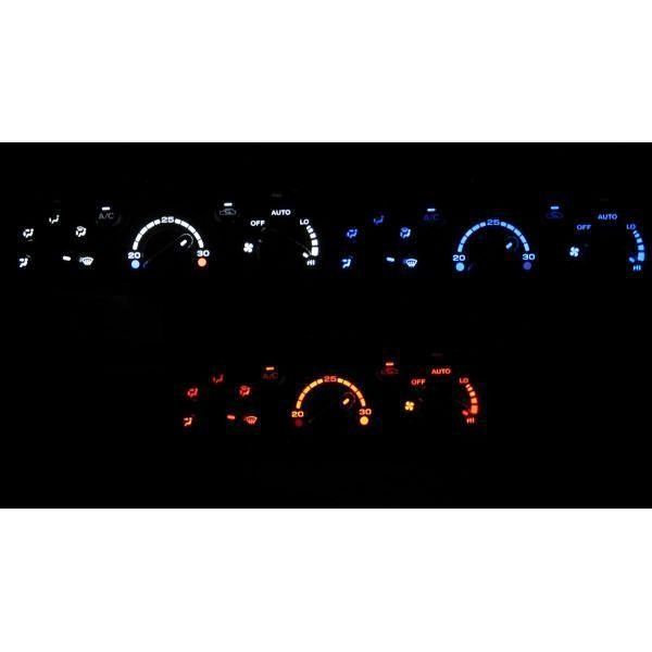 インプレッサ GC8 前期 LEDエアコン照明セット! レッド拍卖