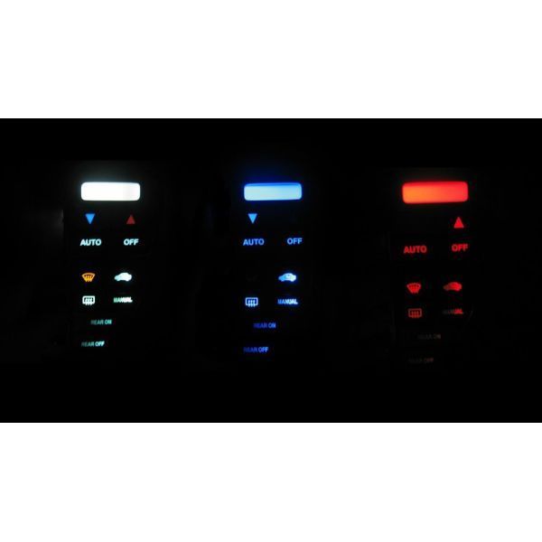 オデッセイ RA6/RA7/RA8/RA9 LEDエアコン照明セット! ピンク ナビ有り縦長型用拍卖