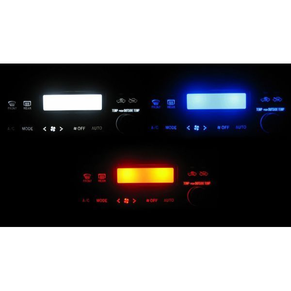 カルディナ AT21/ST21/CT21 LEDエアコン照明セット! レッド デジタルエアコン用拍卖