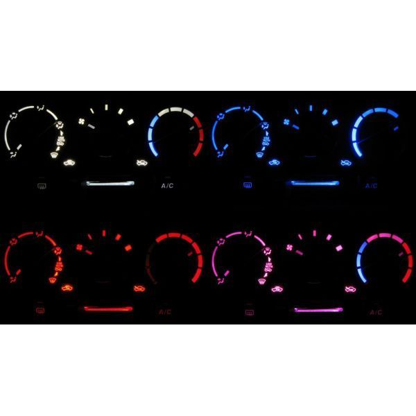 キャロル HB24S LEDエアコン照明セット! ピンク拍卖