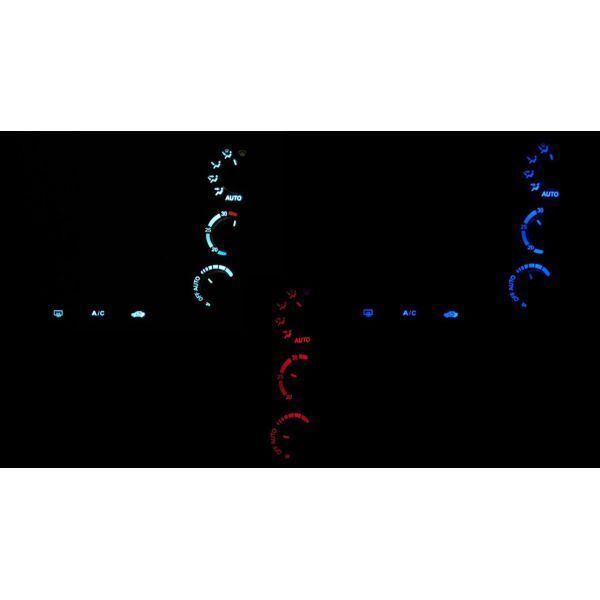 シビック EU1/2/3/4 LEDエアコン照明セット! ピンク拍卖