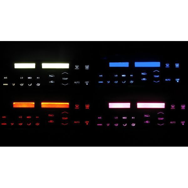 セルシオ UCF10/11 後期 LEDエアコン照明セット! レッド拍卖
