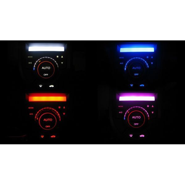ゼスト JE1/JE2 LEDエアコン照明セット! レッド オートエアコン用拍卖