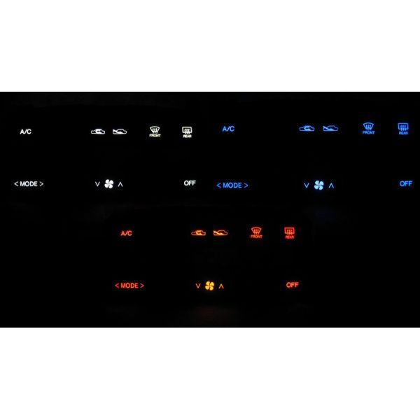 ソアラ 30系 LEDエアコン照明セット! ピンク拍卖