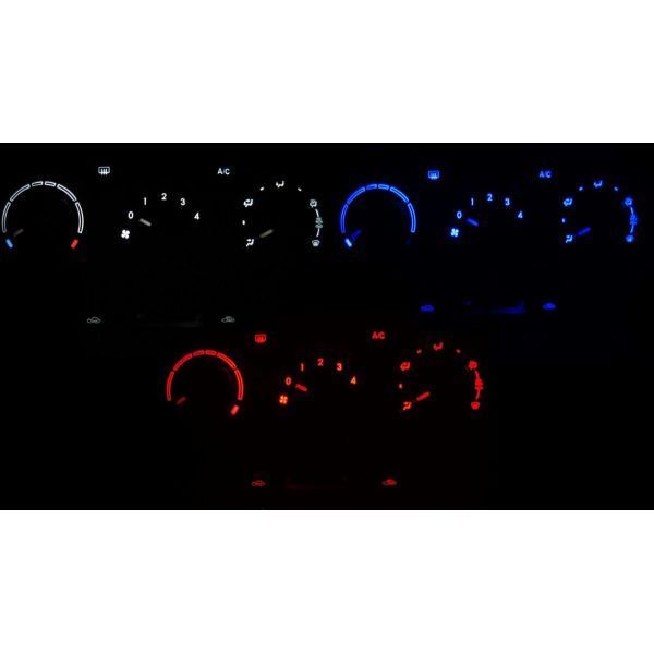 デミオ DE3/DE5 LEDエアコン照明セット! ピンク拍卖