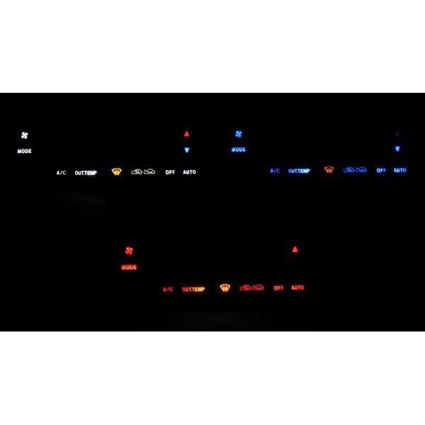 フォレスター SF5 LEDエアコン照明セット! レッド拍卖