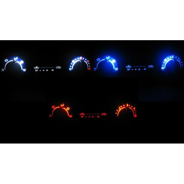 ムーブカスタム L900S/910S LEDエアコン照明セット! ピンク拍卖