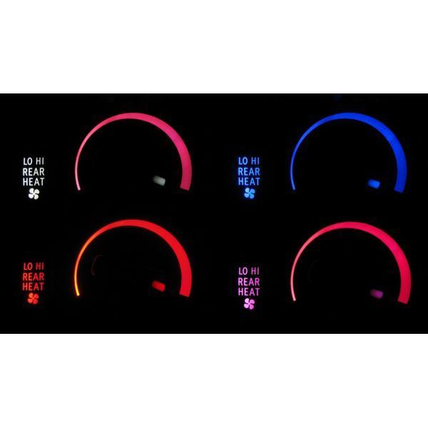 ランドクルーザー J100/101 前期 LEDエアコン照明セット! レッド 後部座席用拍卖