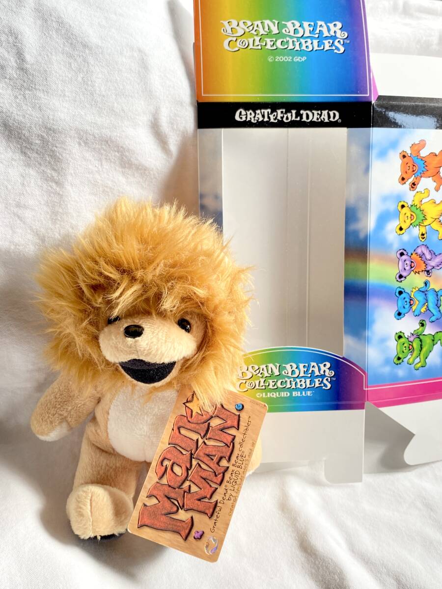 グレイトフルデッド★LIQUID BLUE★ビーンベア デッドベア Mane MAN メインマン 箱つき 拍卖