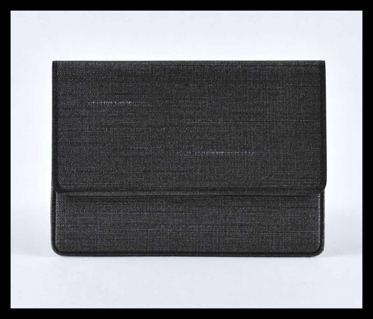 ▲楠廸庵▲小茶巾入れ 黒 ビニール製 茶道具拍卖