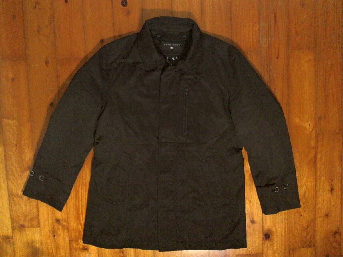 ☆微難有☆カフェソーホー【CAFE SOHO】ライナー付き ジップアップ ダウン ジャケットジャケット ハーフコート ジャンパー M こげ茶 拍卖