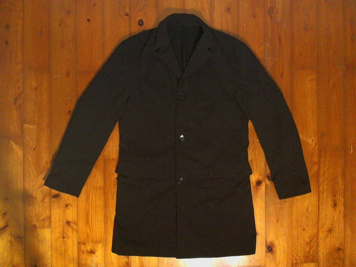 ☆ジーユー【GU】ナイロン コート チェスターコート S 黒 ブラック拍卖