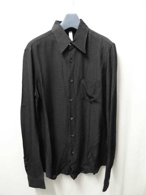 MAN of MOODS マンオブムーズ 新品未使用 ドットシャツ BLACK 2サイズ拍卖