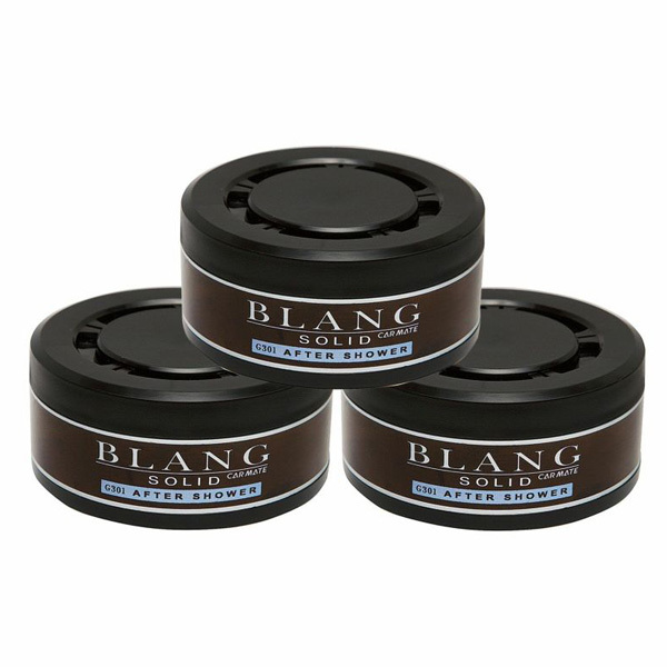 ブラングソリッド詰め替え 3P アフターシャワー 芳香剤 自動車用 フルーティフローラルの香り 60g×3個入り カーメイト G301T拍卖