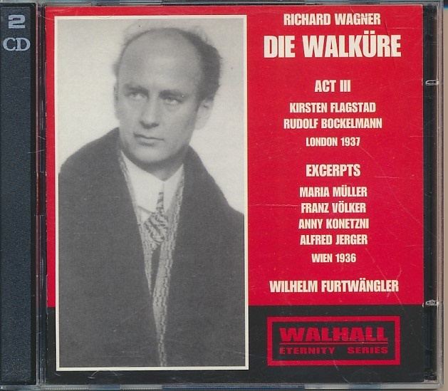 2枚組CD●フルトヴェングラー / ワーグナー ワルキューレ 1937年ロンドン 1938年ウィーン拍卖