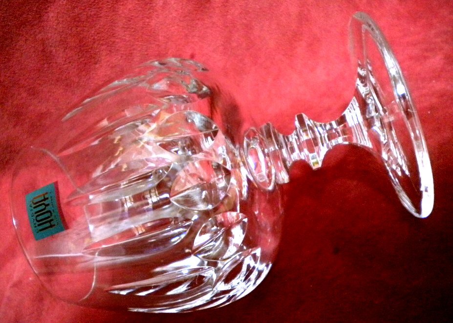 売切 HOYA クリスタル ブランデー グラス 、容量:210cc 纏購入特典有 箱無 A/E 寸法φ上56/中79/下64×H112mm 重量230g、口元厚1.3mm拍卖