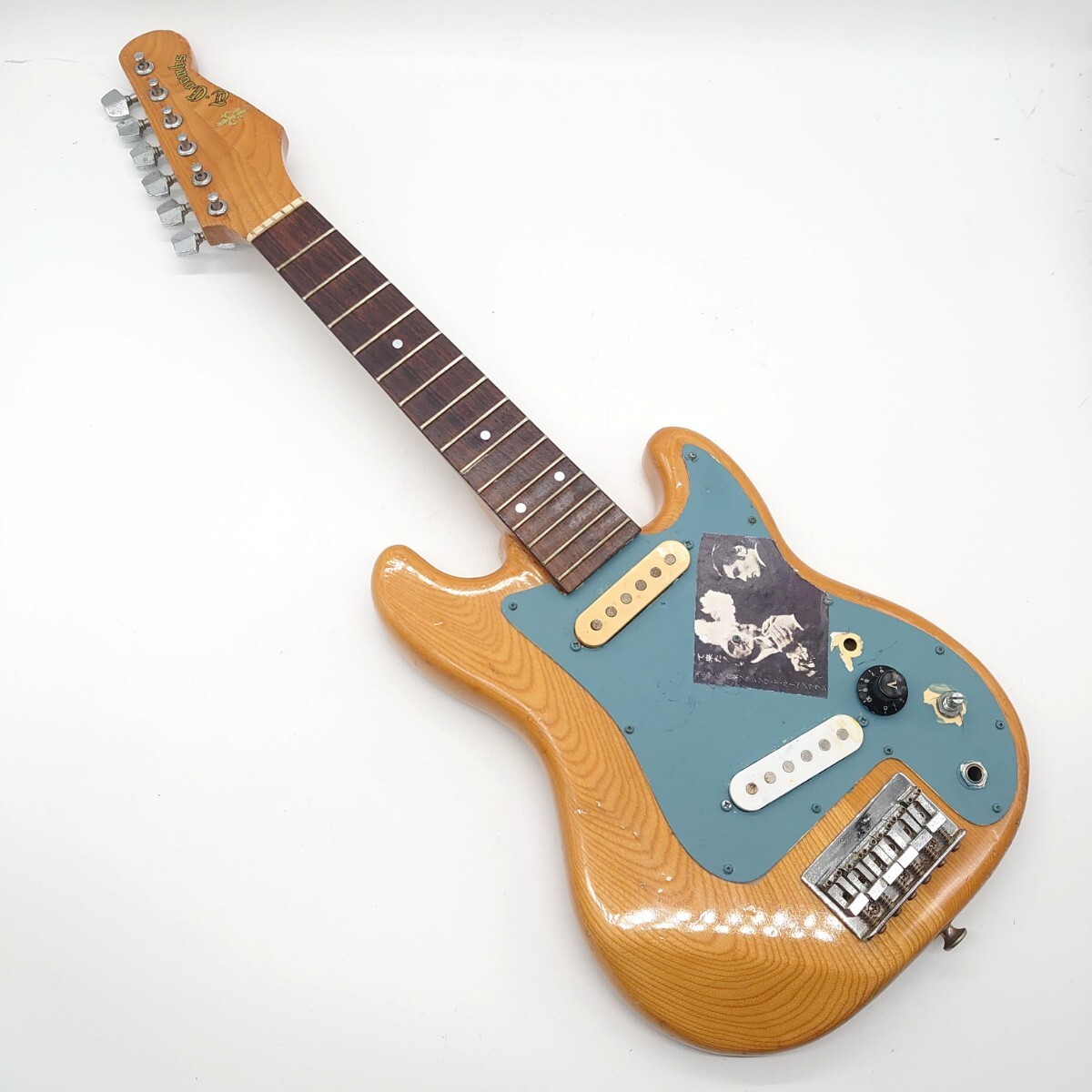 J.Coombs ジョー クームス ミニエレキギター ストラトキャスタータイプ 楽器 ウッド メープル ブラウン ジャンク ヴィンテージ tp-24x241拍卖