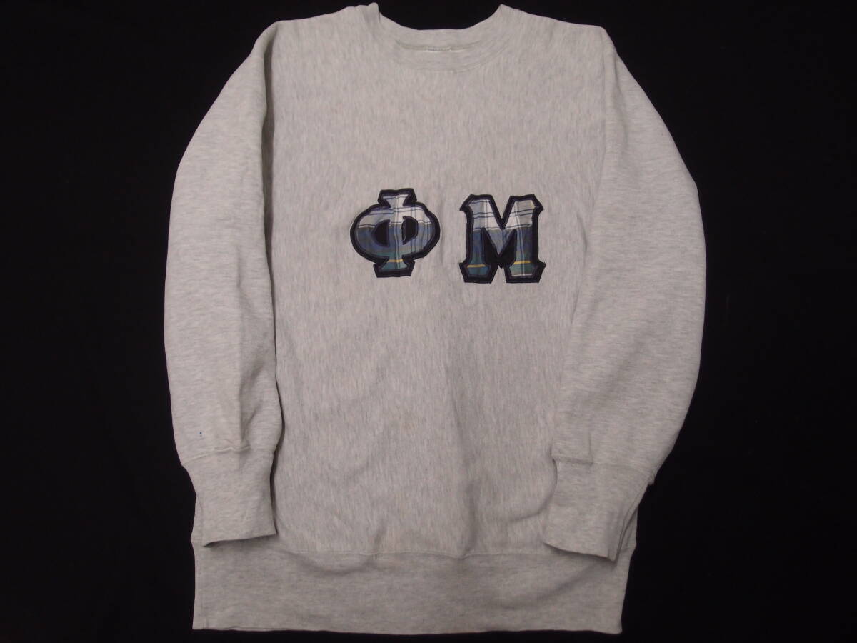 ◆古着卸USA■Champion☆リバースウィーブ☆スウェットシャツ★★★XL チャンピオン アメリカ直輸入 パッチ拍卖