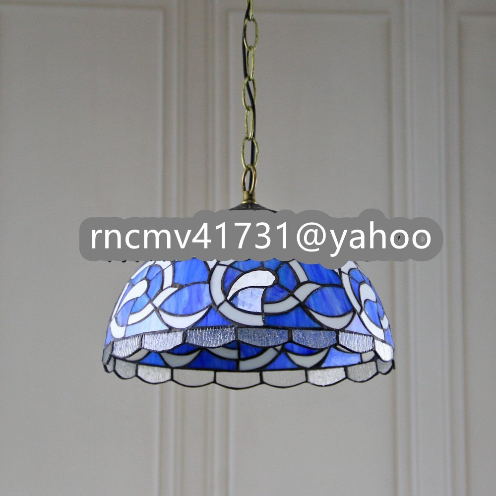 「81SHOP」 芸術品 照明ステンドランプ ペンダントライト ステンドグラス ティファニー 花柄 通路用ランプ ベッドルーム用 室内装飾拍卖