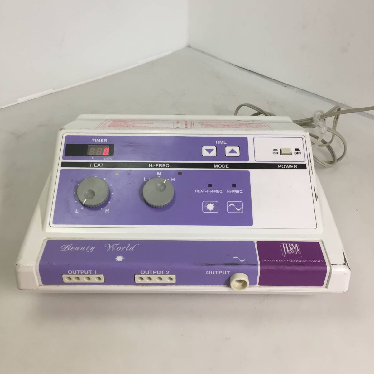 ※□高周波利用痩身用美容器 ビューティーワールド 伊藤超短波株式会社 【通電のみ確認・ジャンク品】 拍卖