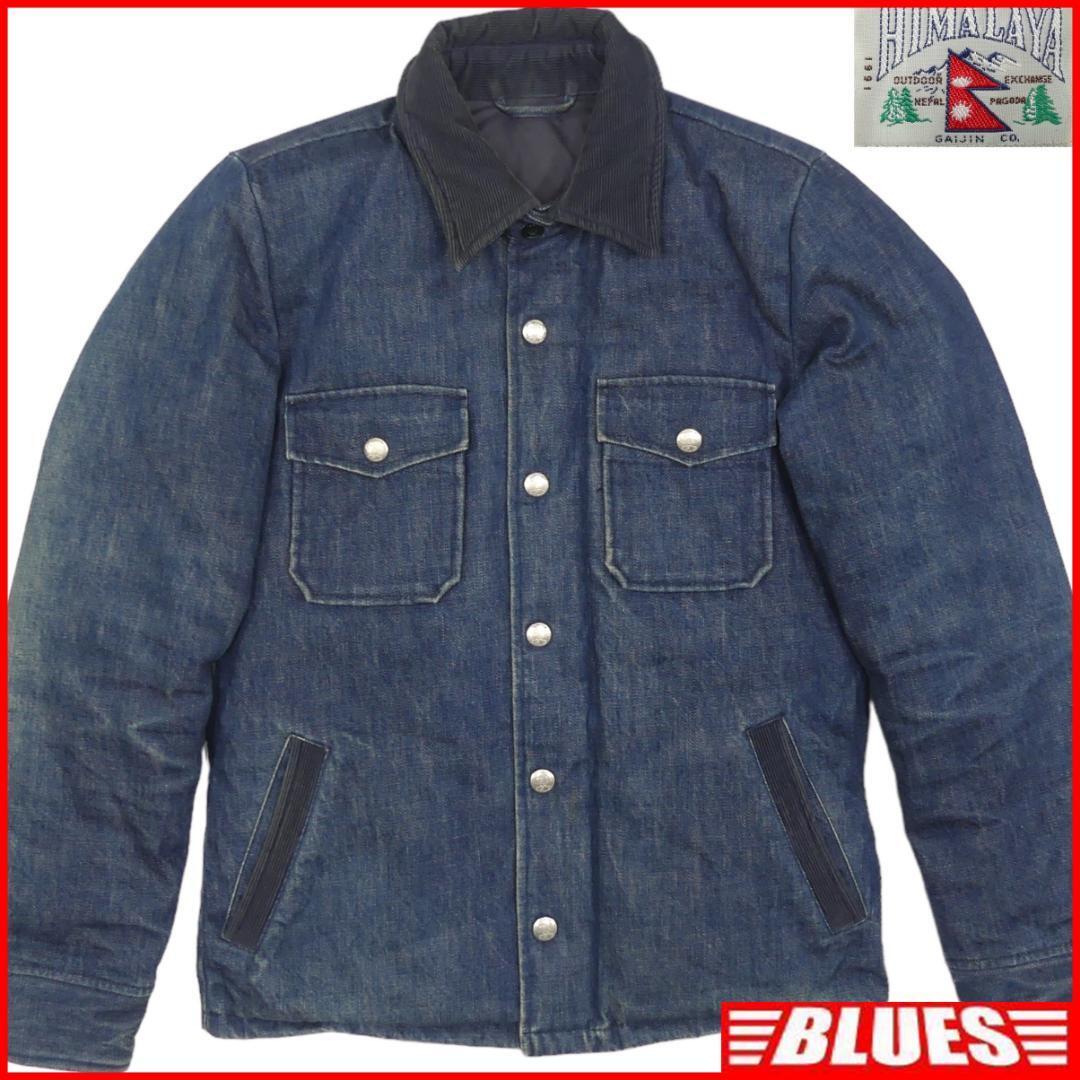 即決★HIMALAYA★メンズM ジャケット ヒマラヤ 紺 インディゴ ブルゾン 長袖 ジャンパー 上着 アウター拍卖