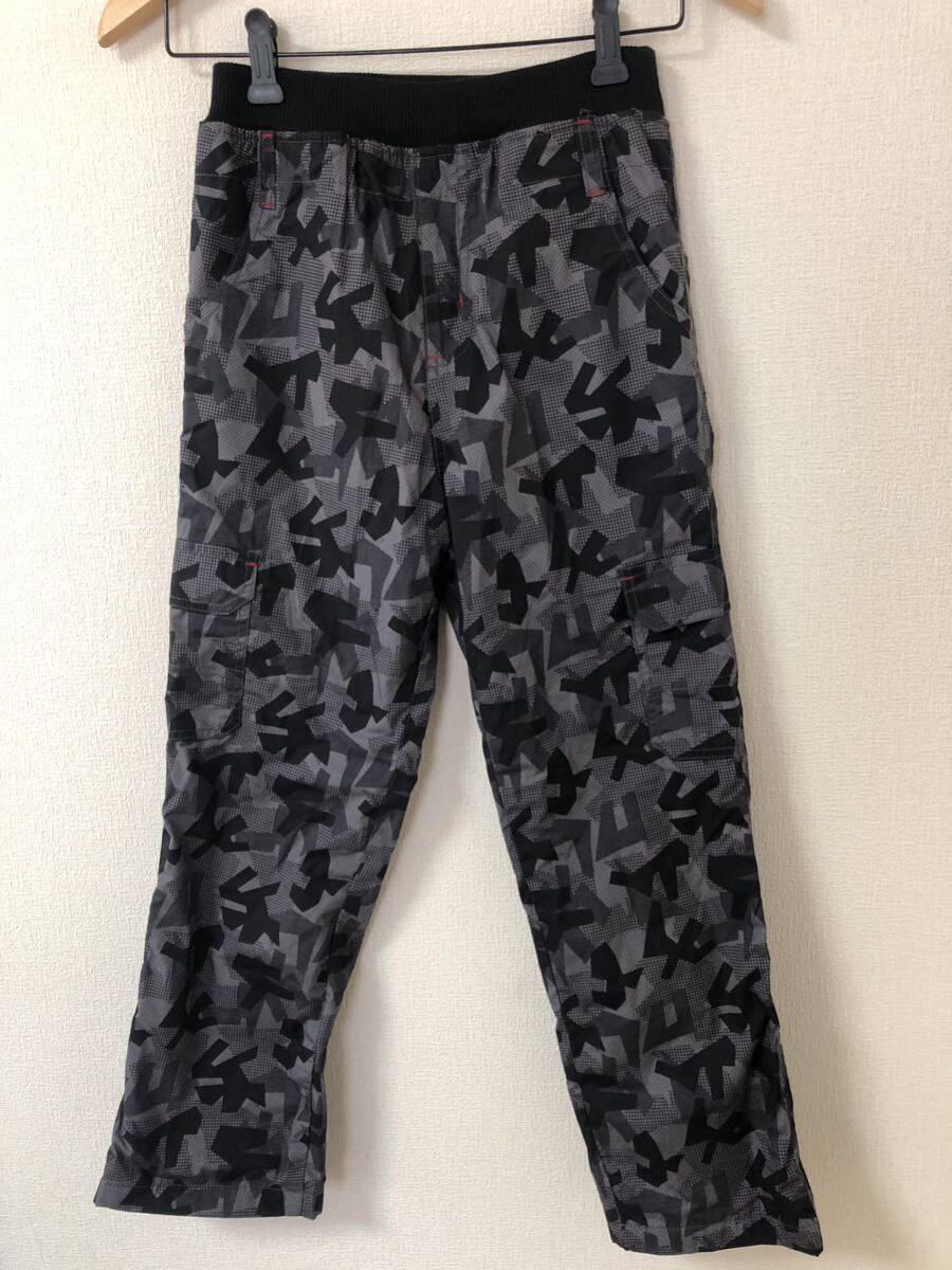 迷彩柄 裏起毛 カモフラ パンツ 150センチ拍卖