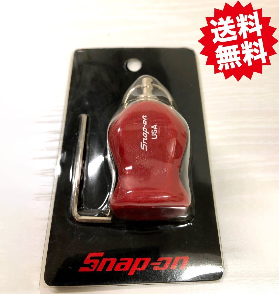 SNAP ON スナップオン グリップ キーホルダー 赤拍卖