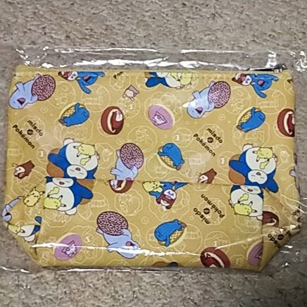 【未使用】ポケモン『ミニポーチ』ミスドコラボ品《携帯性抜群!小物入れに最適》拍卖